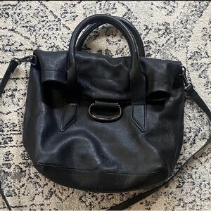 Kooba Black Leather Shoulder Bag